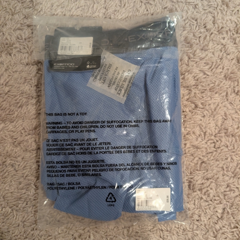 NWT ExOfficio Give-N-Go Performance Travel Boxer Briefs - Picture 3 of 4